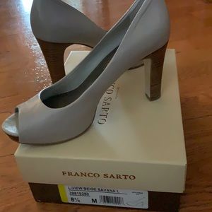 Franco Sarto Peep Toe Heels